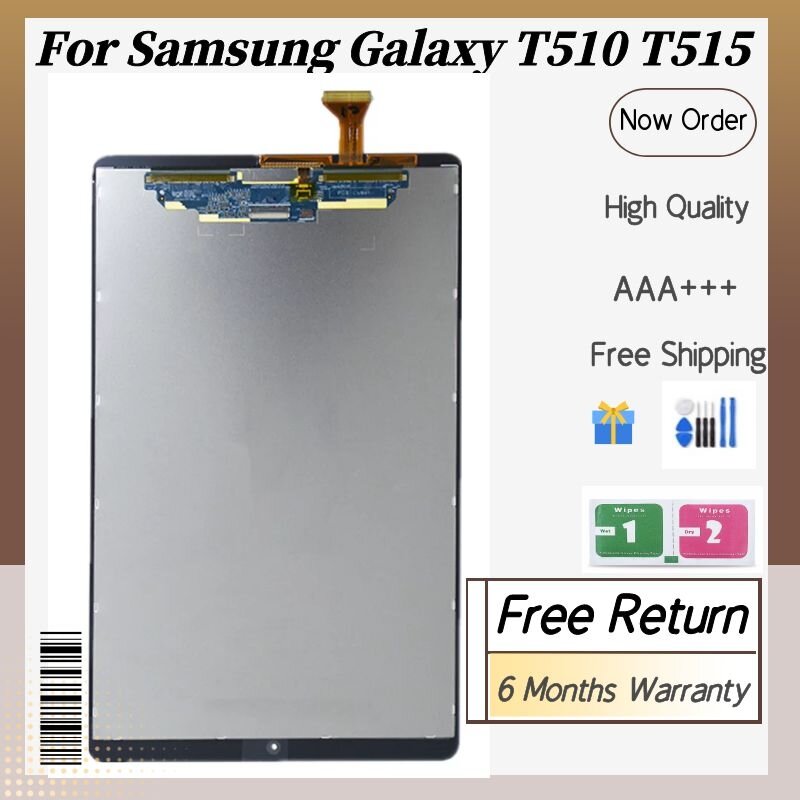 100% trabalho para samsung galaxy tab um 10.1 2019 t510 t515 t517 SM-T510 display lcd de toque digitador da tela montagem