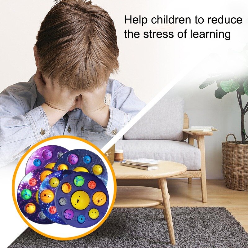 Nowe zabawki typu Fidget zabawki antystresowe Push Bubble silikonowe dla dzieci dorosłych Stress Reliever wycisnąć pokładzie Fidget gry dzieci sensoryczne