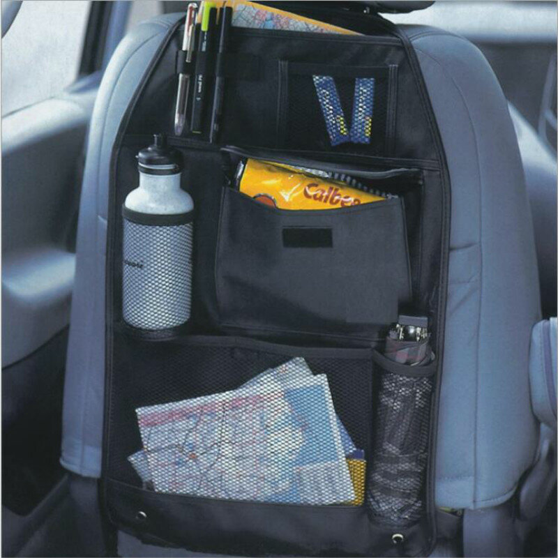 Opbergtas-organizador de asiento de coche universal, cubierta de bolsa opkning Multi bolsillo, accesorio de Regeling para interior