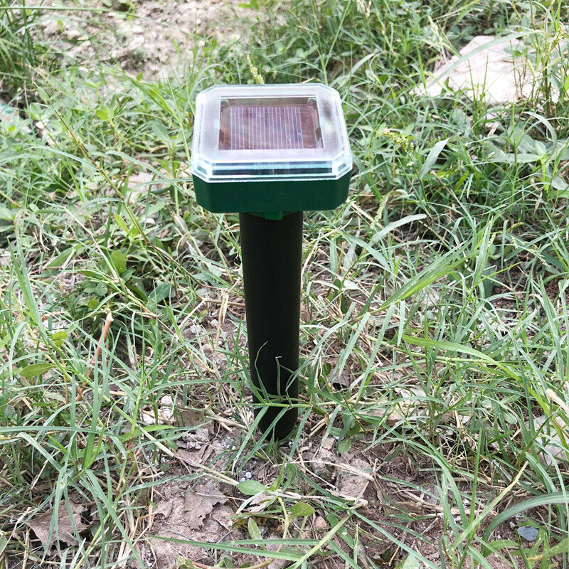 Outdoor Garten Mole Repellent Solar Power Ultraschall Mole Snake Vogel Mosquito Maus Ultraschall Plagerepeller-steuer Garten Hof