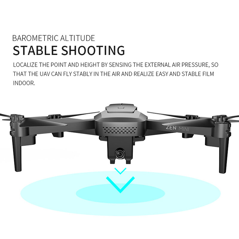 VISUO-Dron XS818 con GPS, 4K, cámara Dual, HD, ángulo FPV, 5G, WiFi, flujo óptico, plegable, RC Quadcopter, profesional VS E520S