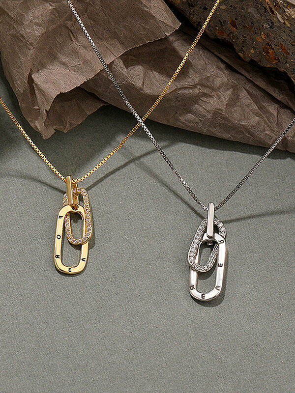 S'STEEL 925 srebrne wisiorki i naszyjniki dla kobiet cyrkon Design minimalistyczne łańcuszki Vintage obojczyka Fine jewelry