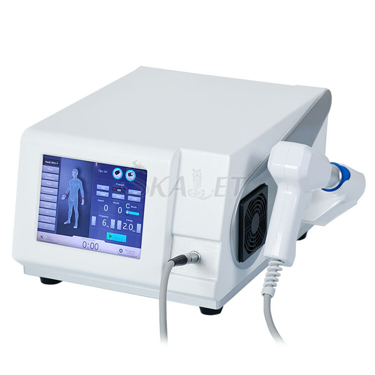 Máquina de terapia de ondas de choque mejorada, contiene 9 cabezales intercambiables para tratamiento ED