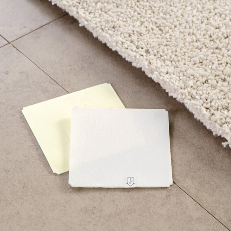 10*10cm 4Pcs Adhesive Anti-slip Non-woven Carpet Mat Tape Sticker Gripper Paste Home Accessories for Bathroom Toilet Floor