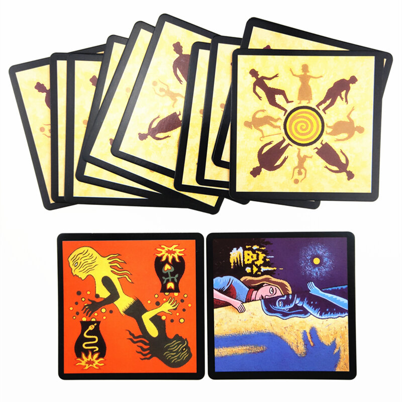 Jogo de tabuleiro de lobisomens versão completa em inglês para festa adulto criança família jogando cartas jogo 24 cartas/conjunto