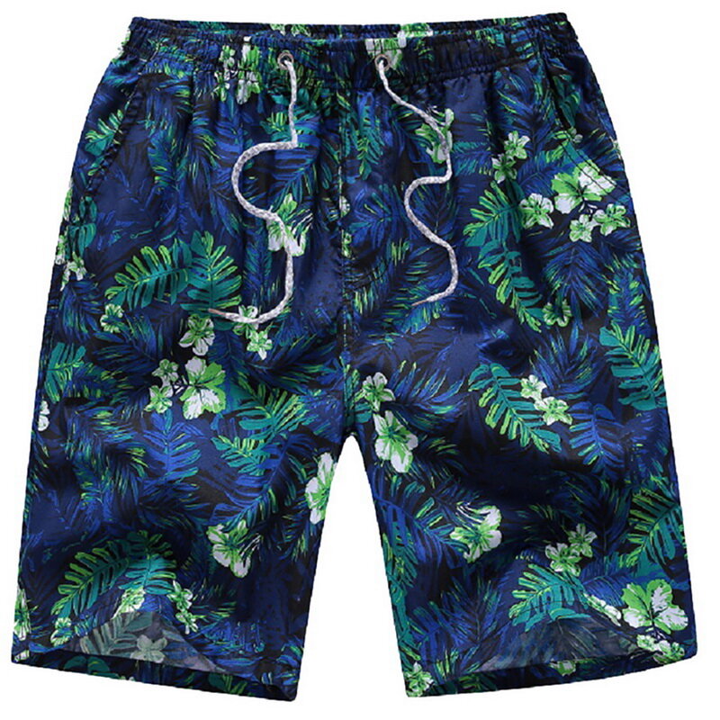 Celana Pendek Pria Pantai Fashion Musim Panas Baru 2021 Celana Pendek Papan Cepat Kering Kasual Cetak Celana Pendek Pria Bermuda M-4XL 17 Warna