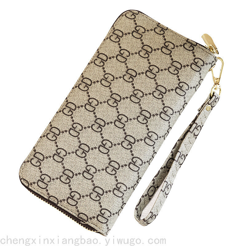 2021 Retro Women's Wallet and Purse Multi-functional Long Purse Zipper Phone Wallet New Louis Money Luxury Designer Card Holder