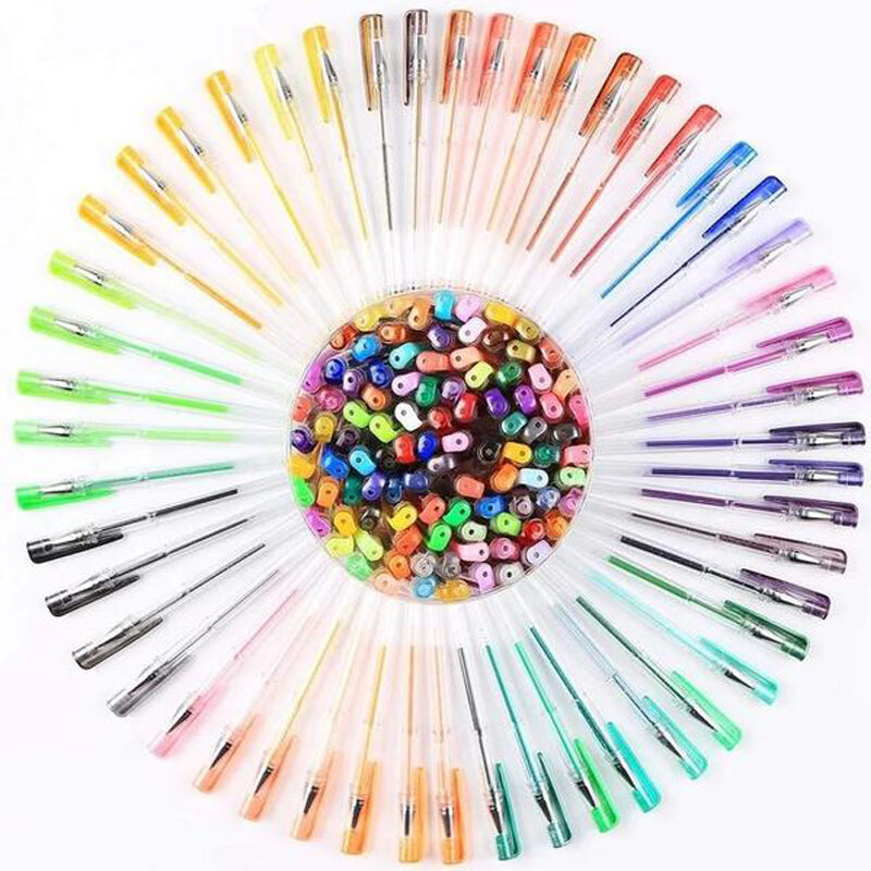 24/48/60/100 Colours Glitter Gel Pens