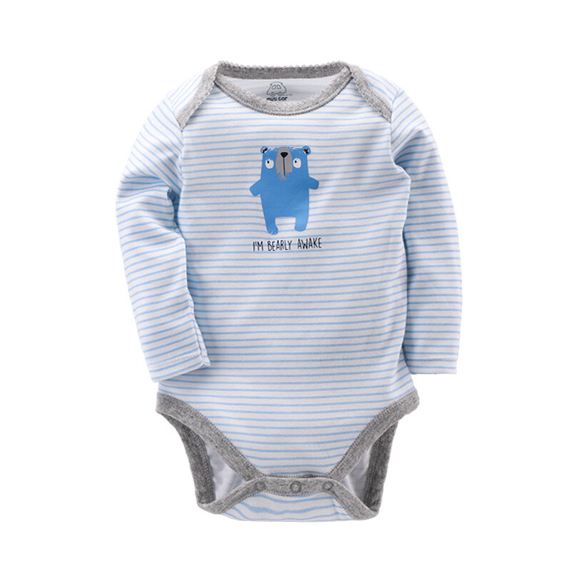 生まれたばかりの赤ちゃんのための綿のジャンプスーツ,長袖,赤ちゃんのための漫画の服,0〜18m,新しいコレクション2022