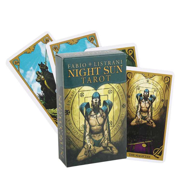 Ночное солнце Таро вечеривечерние Таро колода поставки английский настольная игра вечерние ринка игральные карты 78 шт. карты Таро