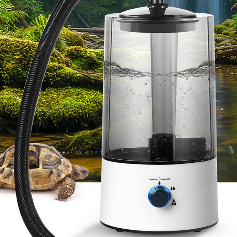 Terrário névoa réptil umidificador pet caixa de umidificação atomizador tanque água máquina de nevoeiro para cobra tartaruga lagarto d05 20 dropship