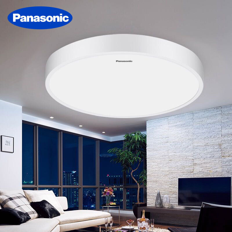 Panasonic LED Ceiling Light Remote Control Dimmable LED Melingkar Panel Cahaya 36W Permukaan Dipasang Lampu Modern untuk Penerangan Rumah