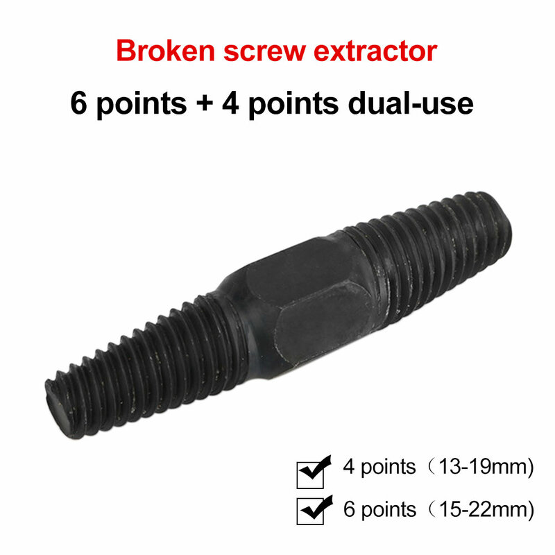 1/2 - 3/4 inch Damaged Wire Screw Extractor Water Pipe Triangle Valve Tap Broken Wire Screw Extractor Remover Tools