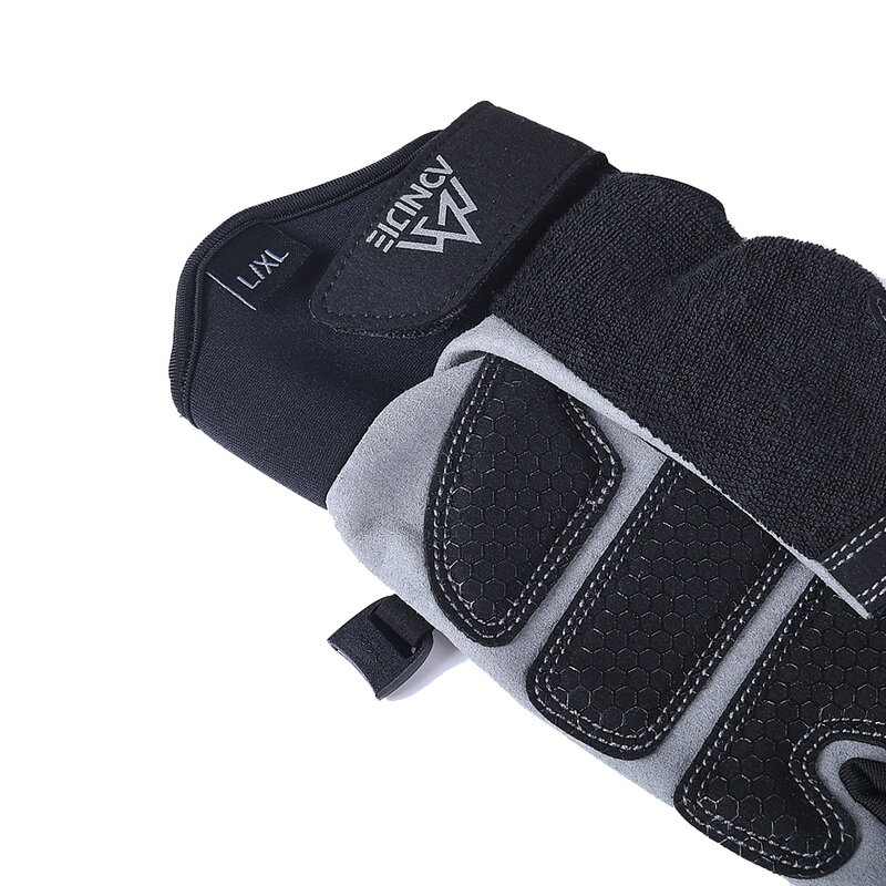 Легкие спортивные перчатки AONIJIE на полпальца, захватывающие дышащие велосипедные перчатки, перчатки на полпальца, противоударные велосипе...
