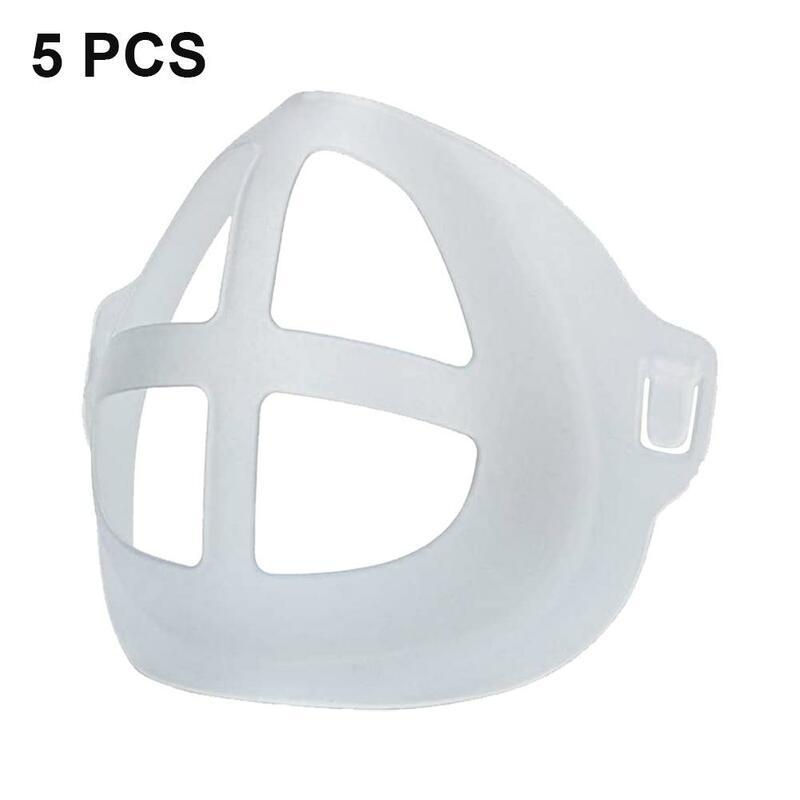Soporte de protección para pintalabios transpirable, 10/5/3 Uds., aumento de espacio de respiración, protección para nariz, soporte para mascarilla 3D