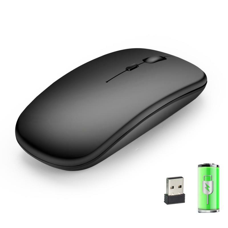 Nowa bezprzewodowa mysz 2.4G ładowalna ładowarka ultra-cienka cicha mysz gra biurowa mysz dla gracza opto-electronic dla Home Office