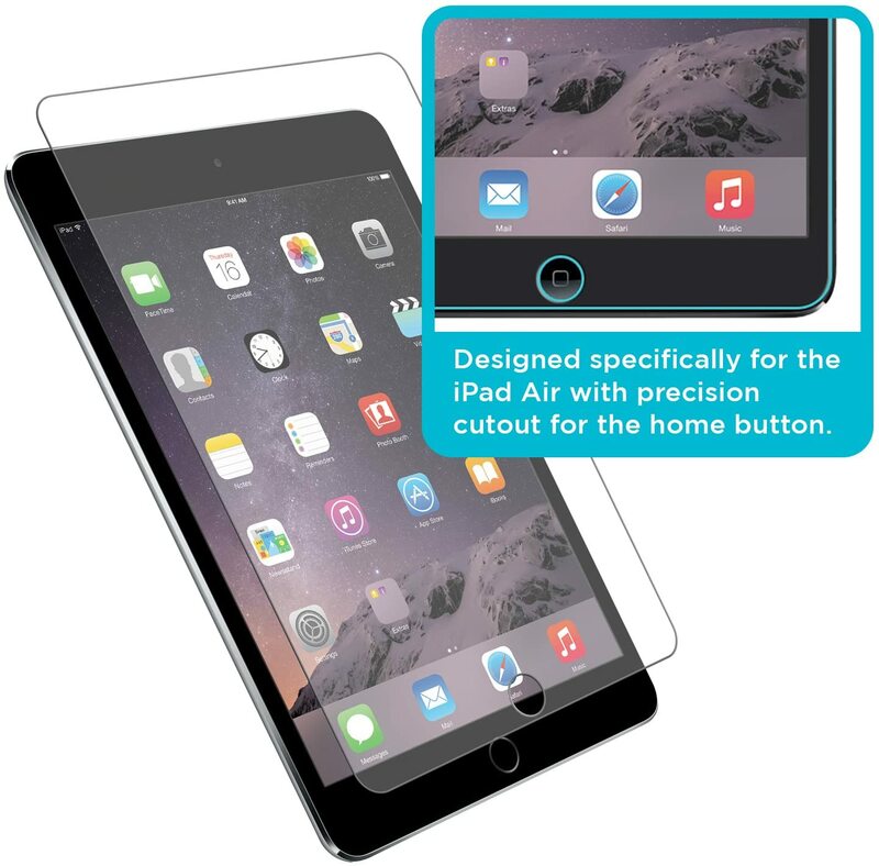 2Pcs Tablet Tempered Glass Screen Protector Cover for Apple IPad 8/iPad 7 Anti-scratch Full Coverage Protective Film