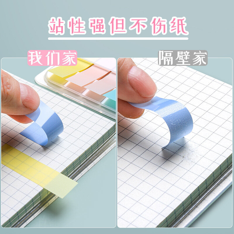 Morandi Color Sticky Notes Index Label Sticker  Tear Waterproof Girl Memo Sheets Sticky Tabs  Kawaii  Korean Stationery