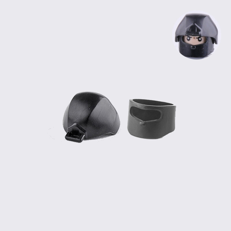 City Figures Accessories Military helmet Mask Blocks Army Special Forces Figures Weapons Mask Equipment Model moc Blocks toys