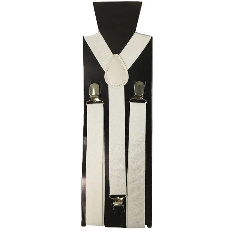 วงเล็บปรับคลิป-บน Suspenders เข็มขัด Unisex Elastic Y-Shape Braces Men 'S Suspenders Bretels Подтяжки мужские