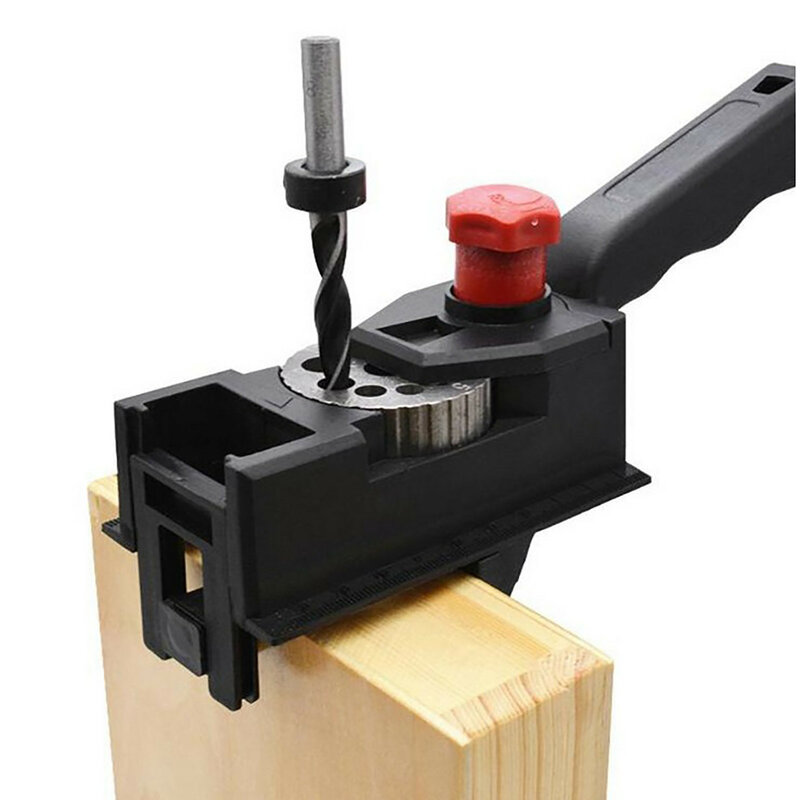 10 Holes 3-12mm High Precise Woodworking Multifunction Hole Drilling Guide Tool Porous Portable Punch Locator Drill Locator Tool