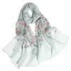2021 nuevo primavera Hijab bufanda de las mujeres de alta calidad chal bufanda de seda a la moda pañuelo playa pañuelo protector solar Rosa bufanda