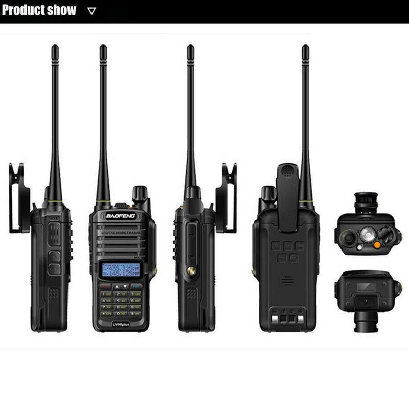 Baofeng-walkie-talkie UV-9R plus, resistente al agua IP68, alta potencia, CB Ham, 30-50 KM, largo alcance, UV9R, portátil, Radio bidireccional, 2021