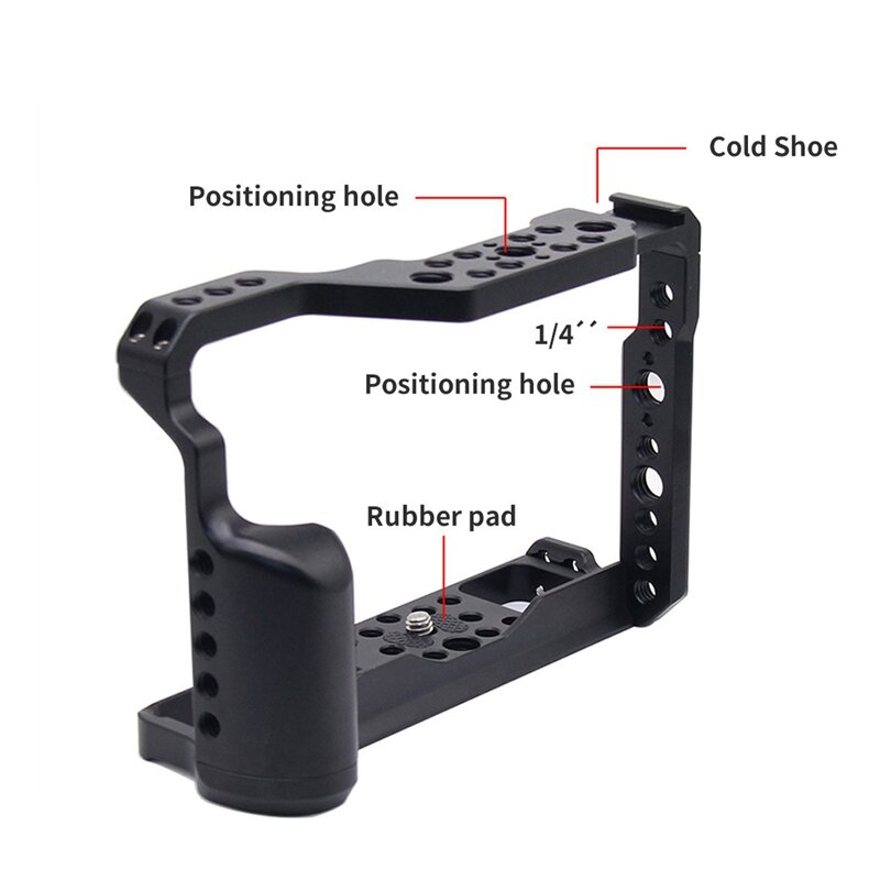 Camera Cage for Fuji XT-2 XT-3 Camera Aluminum Alloy Extended Protection Frame SLR Vertical