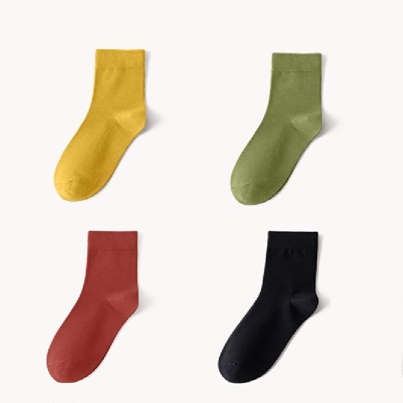 Новинка дизайнерские носки европейские с вышивкой буквы пикантные теплые 10 цветов Роскошные носки до колен хлопковые носки для девочек ран...
