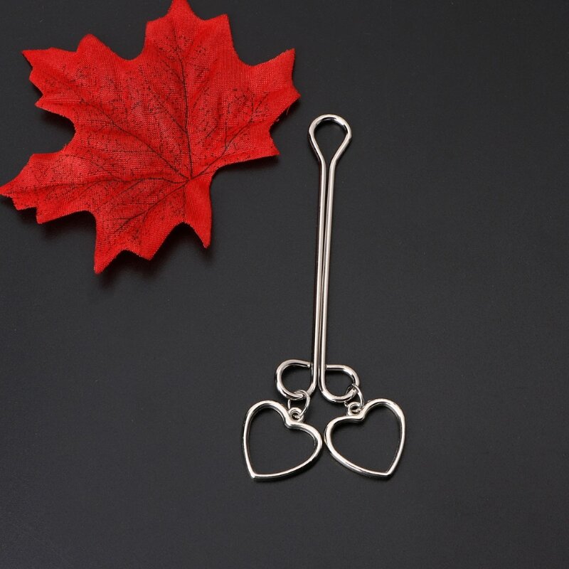 1PC Female Sex Toy Steel  Labia Clamps Brease Nipple Clitoris Ear Clips New Arrival