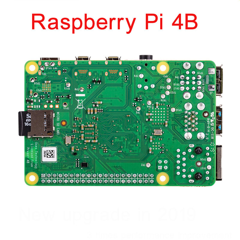 2022. Raspberry Pi 4 8GB 2GB 4GB RAM Asli dengan Case ABS Power Supply Adapter Aluminum Heat Sink untuk Raspberry Pi 4 Model B