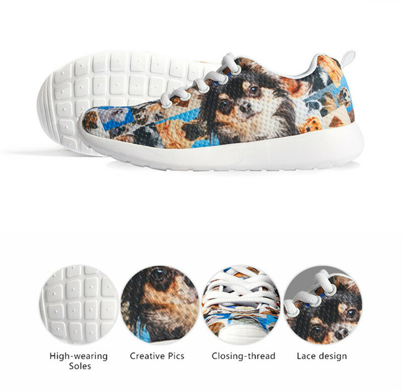 Cartoon Children's Shoes Sonikku za Hejjihoggu Blue Hedgehog Printed Lightweight Sneakers Kids Casual Flats Breath Shoes