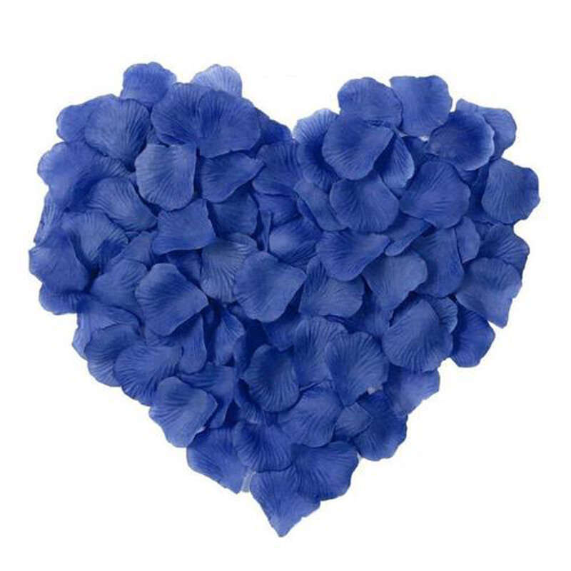 100PCS Rose Flower Petals DIY Artificial Flowers for Wedding Birthday Party Table Decor Romantic Valentine's Day fake flowers