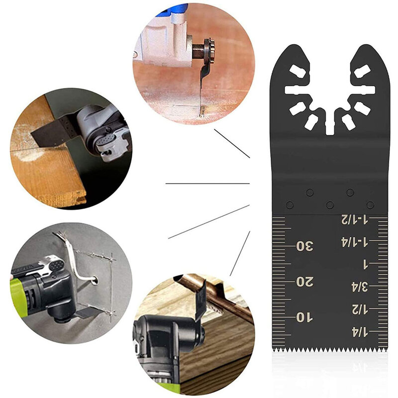 10pcs 34mm Blades Multitool Saw Blade Oscillating Cutting Wood Tools for Power Reciprocating Hand Tools Set Saw Blades set