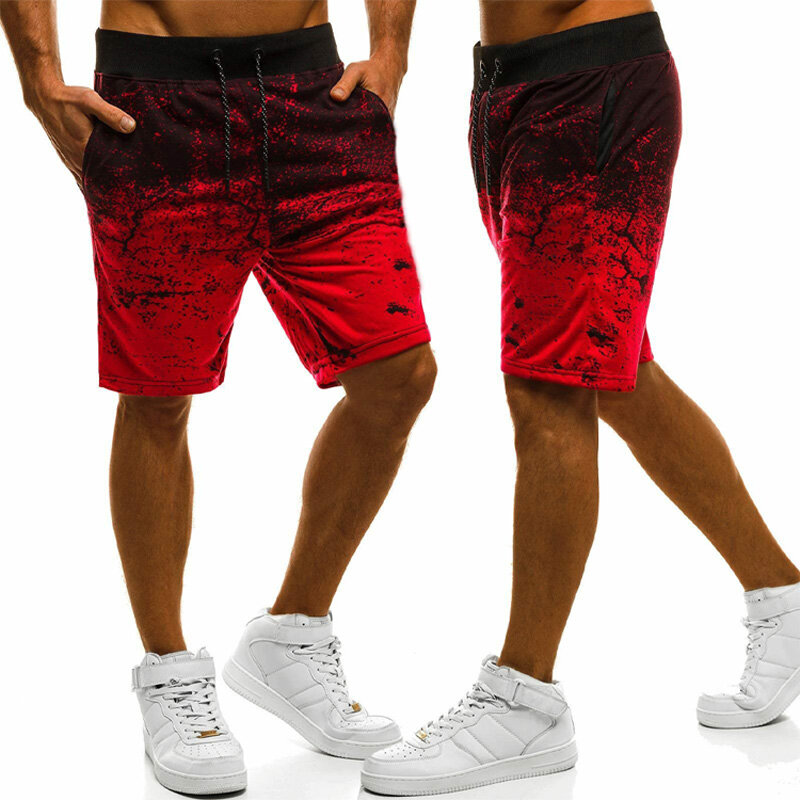 2021 летние модные стильные повседневные шорты в европейском и американском стиле, спортивные облегающие Пляжные штаны для мужчин