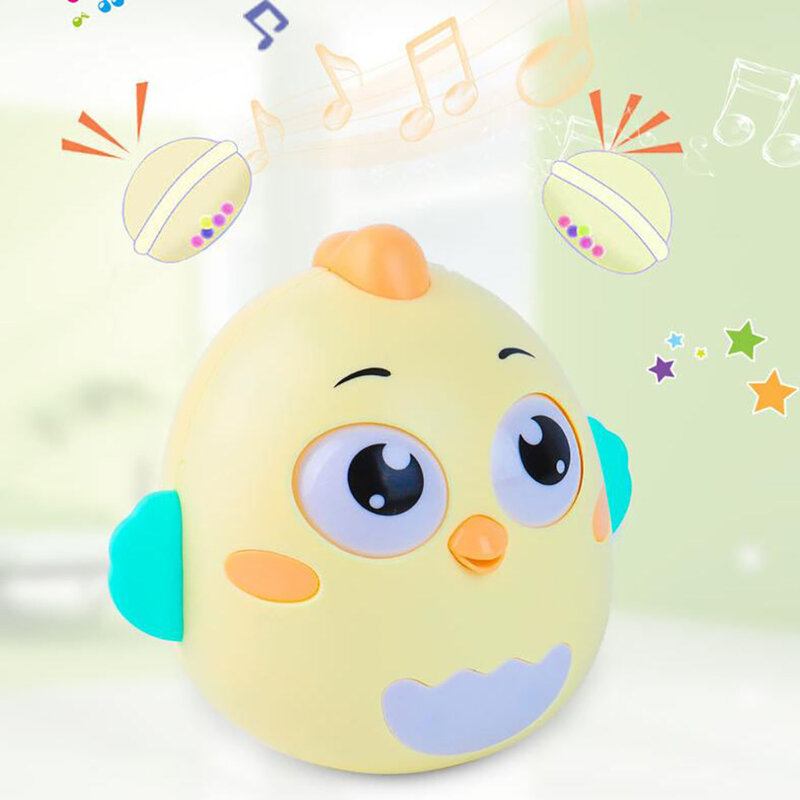 귀여운 동물 윙크 텀블러 아기 진정 장난감 2020 고품질 신생아 퍼즐 조기 교육 신생아 장난감