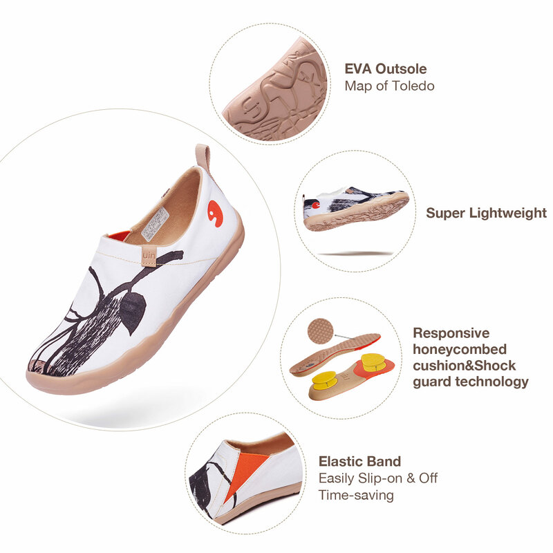 Tênis de viagem masculino uin, calçado de viagem leve para caminhada, loafer, tecido casual e confortável
