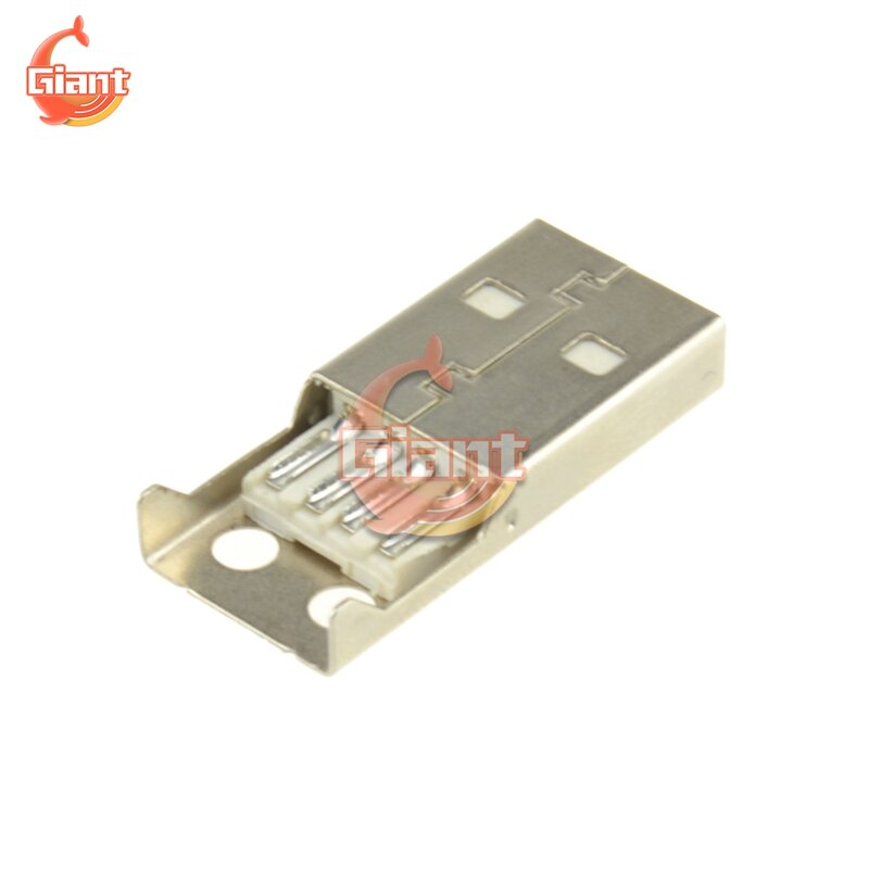 Conector USB tipo A macho de 4 pines, puerto estándar, conectores de soldadura, PCB, USB-A, gran oferta, 2020