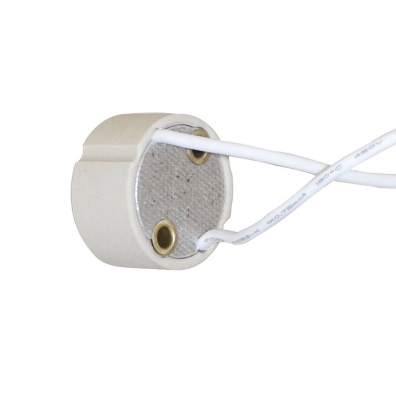 10pcs/lot Lamp Base GU10 Lamp Holder Ceramic Connector Socket for LED Halogen Light
