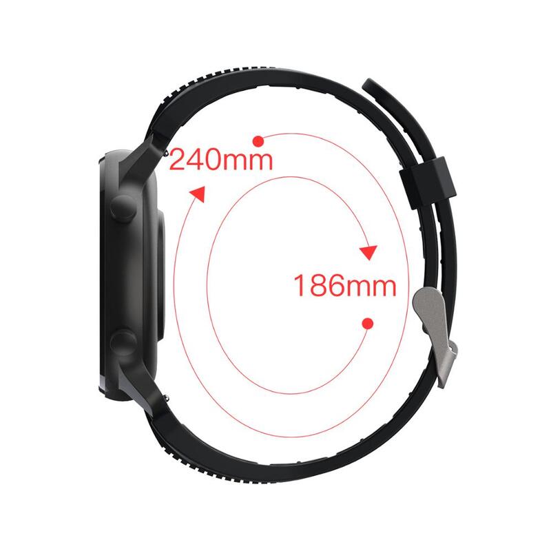 Silicone 22mm pulseira de relógio para huawei gt2 pro magic watchtop-qualidade 20mm pulseira de relógio para huawei relógio 2 gt 2e banda