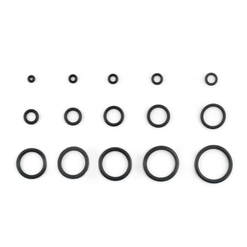O-ring guarnizioni in gomma o-ring guarnizioni per rondelle in Nitrile, Kit di assortimento in gomma per riparazione impermeabile ammortizzatore set di scatola per anelli di tenuta