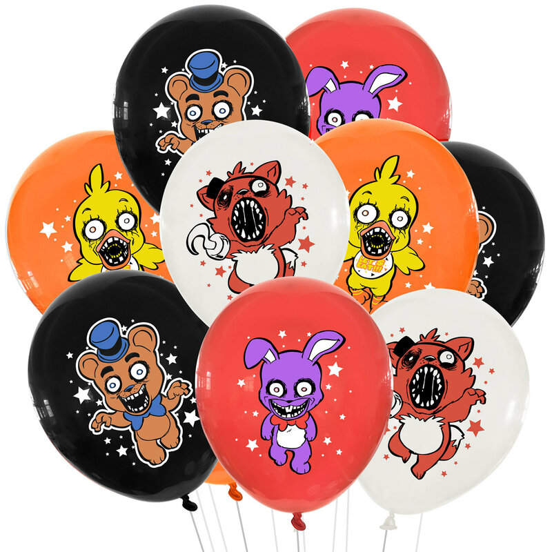 Five Nights At Freddy Balloons Confetti Balloon Birthday Party Decoration Balls Globos Party Decorations Kids Classic Toys Gifts
