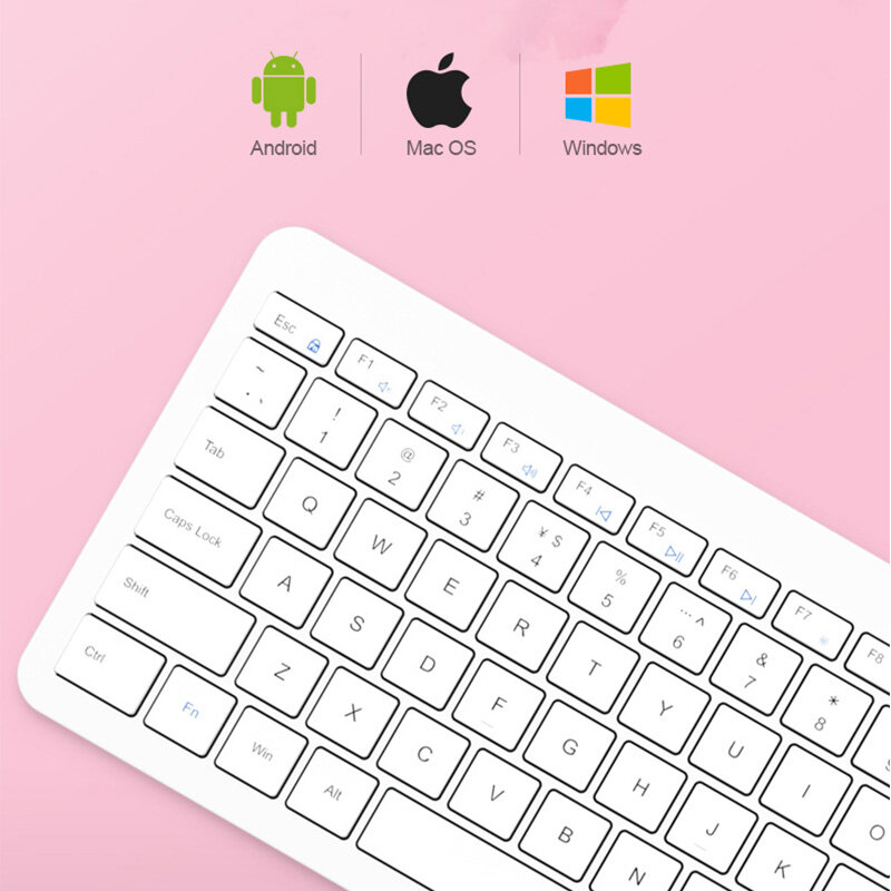 Беспроводная игровая клавиатура и мышь 2,4 ГГц для ноутбука Macbook Xiaomi, бесшумная Волшебная клавиатура, комбинированная мышь для ПК, игровая ко...