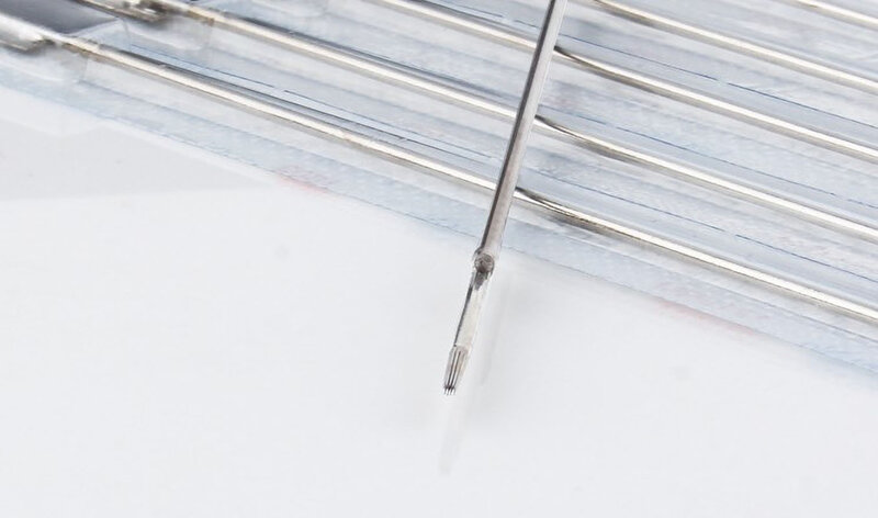 FEL 50ชิ้น/กล่อง Disposable Sterile Round Liner Tattoo Needles สำหรับมาตรฐาน Tattoo เครื่อง Grips 1/3/5/7/9/11/13/15RL
