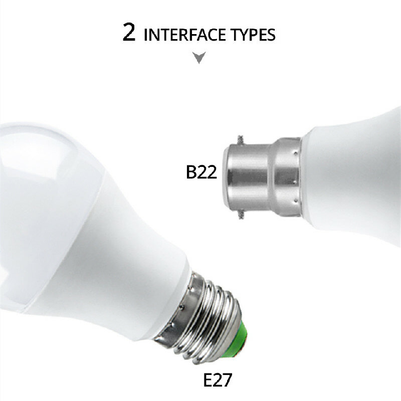 Lámpara de Control inteligente LED RGB, Bombilla colorida cambiante, regulable, para el hogar, 10W