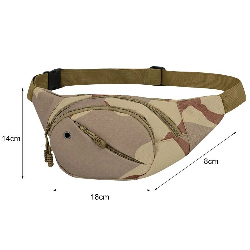 Камуфляжные поясные сумки для мужчин, забавная сумочка на ремне для бега, велоспорта, унисекс, уличные мешки