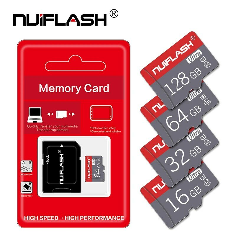การ์ดหน่วยความจำ32GB 16GB 8 GB 128 GB 64GB Microsdการ์ดC10 Micro TF SD Card 8 16 32 64 128 GB Cartao De Memoria Carteอะแดปเตอร์