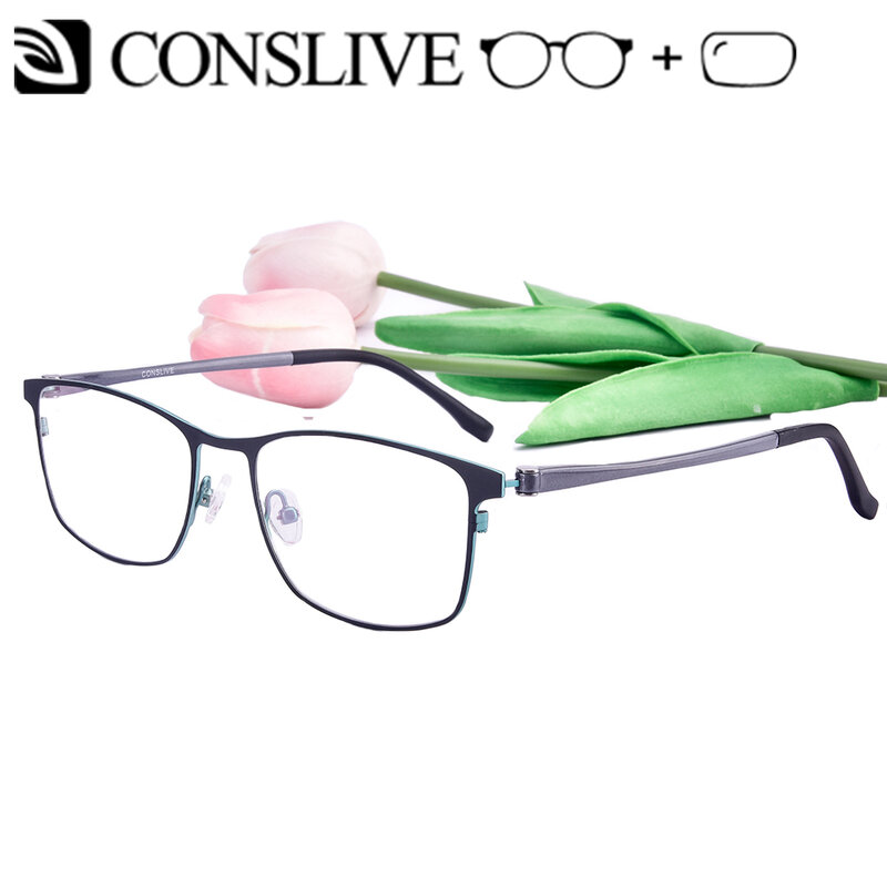 Lunettes de vue pour hommes et femmes, verres optiques multifocaux, photochromiques, myopie Progressive V6904