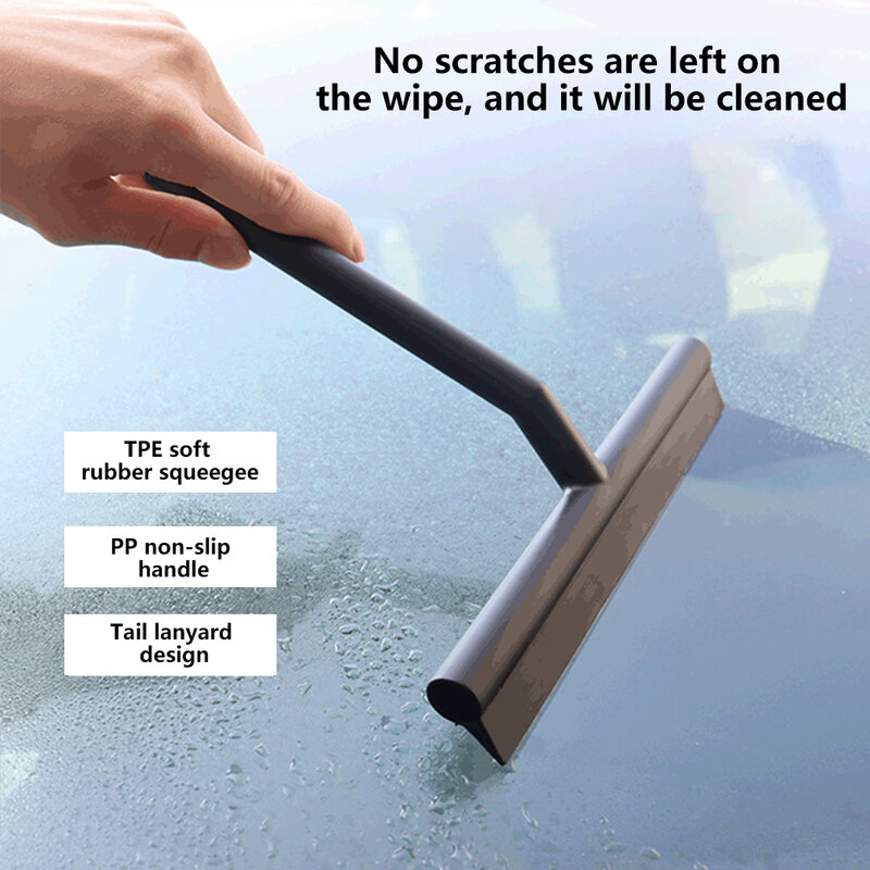 Chuveiro rodo de vidro janela limpador raspador limpador com longo holdle raspador chão do carro ferramenta limpeza de vidro acessórios do banheiro