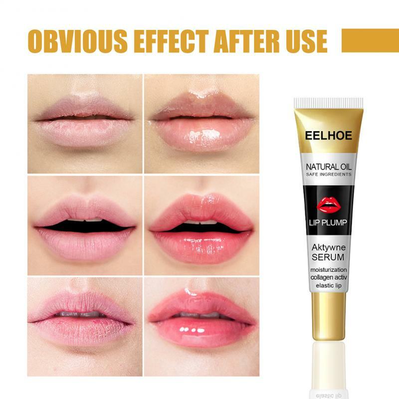 1Pc Sexy Plump Lip Plumper Lasting Moisturizing Lip Gloss Lips Repairing Reduce Fine Lines Lip Balm Cosmetics Lipstick TSLM1